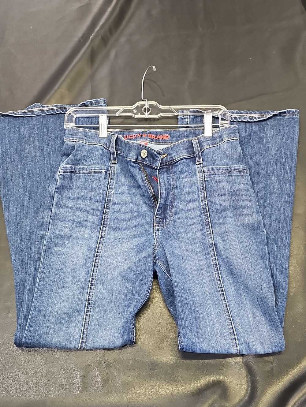 Lucky Brand Womens Light Blue Flare Jeans